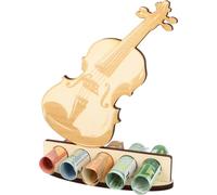 Regalo XL de violín de madera, regalo de dinero, regalo para hombres y mujeres, regalo para músicos (violín violín)