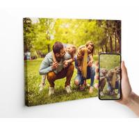 REGALOCREATIVO Cuadro Personalizado con Foto 15x15 cm - Lienzo Personalizable para Regalo de Cumpleaños, Bodas, San Valentín o Día de la Madre - 20 Medidas - Hecho en España