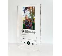 REGALOCREATIVO Placa Spotify Personalizada Negra 21x30 cm. Cuadro de Metacrilato con Código Escaneable. Es ideal como Regalo Personalizado y Original, Cumpleaños, Aniversarios.