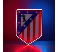 Regalos Atlético Neon Cualquier Equipo Futbol Real - Madera y Neón Personalizado Adorno de pared Niños Adultos led letras decorativas habitacion letrero luminoso luz cumpleaños (AT.MADRID)