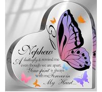 Regalos conmemorativos de condolencias por pérdida de sobrino, regalos de condolencias por duelo y dolor, letrero de decoración conmemorativa funeraria, placa de recuerdo