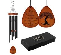 Regalos conmemorativos por la pérdida de hijo, campanillas de viento conmemorativas, en memoria de un ser querido, regalos de duelo, regalo de condolencias por la pérdida de hijo, decoración del hogar