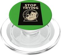 Regalos conscientes para Mujeres y Hombres, Divertido Regalo Zen hámster PopSockets PopGrip para MagSafe