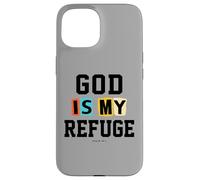 Regalos cristianos de Navidad versículos de la Biblia Escrituras Mi Refugio Carcasa para iPhone 15