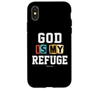 Regalos cristianos de Navidad versículos de la Biblia Escrituras Mi Refugio Carcasa para iPhone X/XS