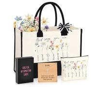 Regalos cristianos para mujeres, regalos religiosos inspiradores para mujer, regalo de cumpleaños para mujer, bolsa de mano basada en la fe, amistad, Dios dice que eres, regalo para mamá, hermana