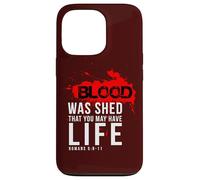 Regalos cristianos versículo de la Biblia Citas de las Escrituras La sangre fue Carcasa para iPhone 13 Pro
