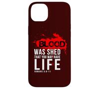 Regalos cristianos versículo de la Biblia Citas de las Escrituras La sangre fue Carcasa para iPhone 14 Plus