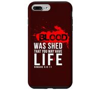 Regalos cristianos versículo de la Biblia Citas de las Escrituras La sangre fue Carcasa para iPhone 7 Plus/8 Plus