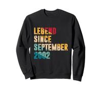 Regalos de 23 años Leyenda Desde septiembre de 2002 23 cumpleaños Sudadera