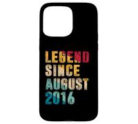 Regalos de 9 años - Leyenda desde agosto de 2016 - 9º cumpleaños Carcasa para iPhone 15 Pro Max