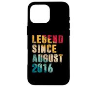 Regalos de 9 años - Leyenda desde agosto de 2016 - 9º cumpleaños Carcasa para iPhone 16 Pro Max