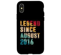 Regalos de 9 años - Leyenda desde agosto de 2016 - 9º cumpleaños Carcasa para iPhone X/XS