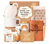 Regalos de agradecimiento para empleados, cesta de regalo de agradecimiento, caja de ideas de Navidad para mujeres, compañeros de trabajo, profesores, enfermeras, amigos, mamá, su secretaria