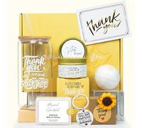 Regalos de agradecimiento para mujeres, regalos de agradecimiento, cestas de regalo de agradecimiento para mujeres, mejores amigas, compañeros de trabajo, profesores, empleados, administrativo