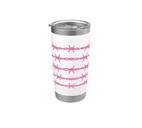Regalos de alambre de púas occidentales para mujer, cumpleaños de vaquera Vaso térmico de acero inoxidable de doble pared