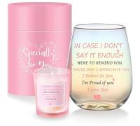 Regalos de amor para novia, aniversario, San Valentín, para ella, copas de vino sin tallo, regalo romántico para ella, esposa, novia, boda, compromiso, Navidad, regalo de cumpleaños para parejas