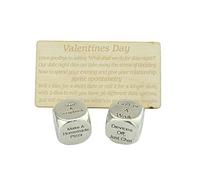 Regalos de aniversario Día de San Valentín Dados, regalo precioso y fecha de San Valentín