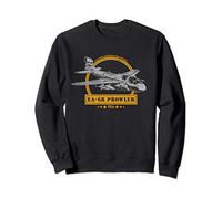 Regalos de aviones militares EA-6B Prowler avión de guerra electrónica Sudadera Hombre Unisex-Adultos Black S