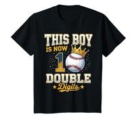 Regalos de béisbol de Doble dígito de This Boy is 10 para el décimo cumpleaños Camiseta