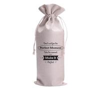 Regalos de compromiso, bolsa de vino, regalos para amigos, nueva propuesta, vino, boda, vino, arpillera, reutilizable, bolsa de amistad, regalos divertidos, divorcio, graduación, breno, rojo,