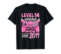 Regalos de cumpleaños 14 de la muchacha del videojugador impresionante desde 2011 Camiseta