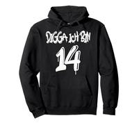 Regalos de cumpleaños 14 - Digga I Bin 14 Sudadera con Capucha