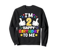 Regalos de cumpleaños con Texto en inglés I'm 2 Year Old Gifts Happy Birthday To Me Sudadera