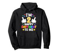 Regalos de cumpleaños con Texto en inglés I'm 2 Year Old Gifts Happy Birthday To Me Sudadera con Capucha