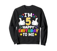 Regalos de cumpleaños con Texto en inglés I'm 5 Year Old Gifts Happy Birthday To Me Sudadera