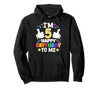 Regalos de cumpleaños con Texto en inglés I'm 5 Year Old Gifts Happy Birthday To Me Sudadera con Capucha