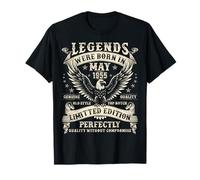 Regalos de cumpleaños de 70 años para hombres 70 cumpleaños mayo 1955 Camiseta