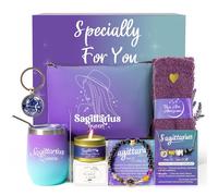 Regalos de cumpleaños de Sagitario para mujer, juegos de cestas de regalo del zodiaco para mejor amiga, mamá, hermana, esposa, ideas únicas de regalo de cumpleaños para mujeres