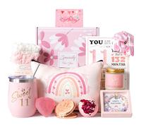 Regalos de cumpleaños número 11 para niñas, ideas de cesta de regalo para hija, lindas cestas de cumpleaños únicas de 11 años, regalos para ella, mejor amiga, sobrina, nieta, hermana, amiga