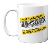 Regalos de cumpleaños número 30 para hombres y mujeres, más allá de lo mejor, groseros y novedosos bromas divertidas para regalo de 30 cumpleaños, tazas de café de cerámica premium de 325 ml