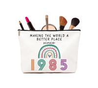 Regalos de cumpleaños número 40 para mujeres, ideas de regalo de 40 cumpleaños, bolsas de cosméticos de arco iris, ideas personalizadas para regalo de 40 años para mamá, mejor amiga, hermana, esposa,