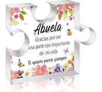 Regalos de cumpleaños para abuela española, regalos para Abuela, placa de acrílico para recuerdo, pisapapeles, regalos para abuela, Navidad, Día de la Madre, regalo de nieta y nieto