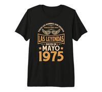 Regalos de cumpleaños para Hombre The Legends Mayo 1975 Camiseta Premium
