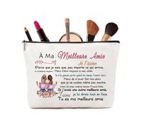 Regalos de cumpleaños para mujer, pequeño estuche de maquillaje con diseño simple, regalo para mujer, estuche de maquillaje elegante, regalo de cumpleaños personalizado para un amigo, hija, mamá.,