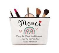 Regalos de cumpleaños para mujer, pequeño estuche de maquillaje con diseño simple, regalo para mujer, estuche de maquillaje elegante, regalo de cumpleaños personalizado para un amigo, hija, mamá.,
