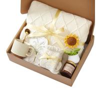 Regalos de cumpleaños para mujeres, envío de girasol, juego de cuidado personal Get Well Soon, canastas de regalo para enviar abrazos, regalo pensando en ti para mamá, mejor amiga, esposa, hermana