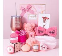 Regalos de cumpleaños para mujeres, mamá gracias regalos para el día de la madre regalos mejores amigos Regalos Get Well Soon Gifts Relaxing Birthday Spa Gifts Wine Tumbler Regalos Inspirational