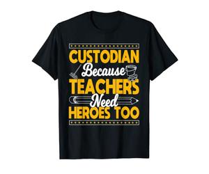 Regalos de custodio escolar Divertido conserje Limpieza Custodia Camiseta