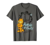 Regalos de Estilo artístico Garfield Comic Retro Pregúntame si me Importa Camiseta