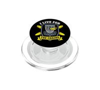 Regalos de Golf de Disco para Hombres y Mujeres Live For The Chains Player PopSockets PopGrip para MagSafe