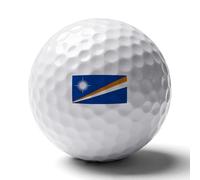 Regalos De Golf Divertidos Para Hombres Pelotas De Golf De Distancia De Goma Personalizadas Con La Bandera De Islas Marshall Impresas Accesorios Geniales Para Amantes Del Golfistas Papás Esposos