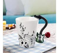 Regalos De Guitarra Música De Saxofón Mango Único Arte Notas Musicales Sostiene Té Café Música Taza De Saxofón Regalo para Un Amigo,B