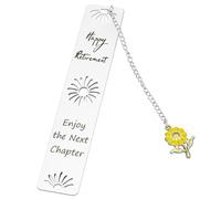 Regalos de jubilación feliz para mujeres y hombres, marcapáginas de metal, regalos personalizados para mujeres, marcapáginas personalizado para compañeros de trabajo, marcapáginas de jubilación