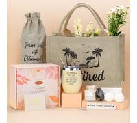 Regalos de jubilación para mujer 2025, regalos de jubilación felices para mujeres, abuela, compañera de trabajo, profesora, jubilada, mamá, las mejores ideas de regalo de jubilación, cesta de regalo