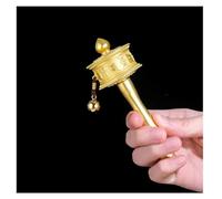 Regalos de meditación, budismo para principiantes Rueda de oración de mano Rueda de oración budista El budismo tibetano se utiliza para oración, bendición, meditación, curación, re